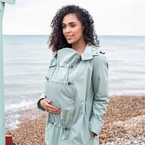 Numbat Go Wombat London Maternity and Babywearing Jacket (Mint)