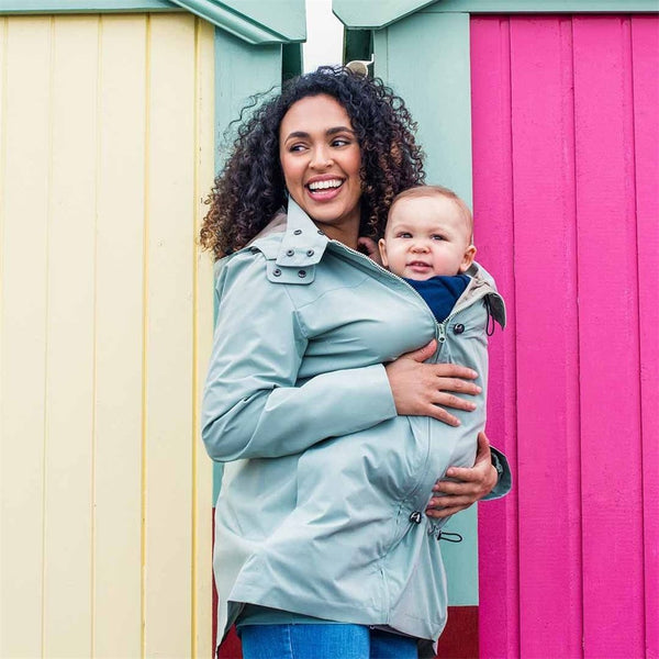 Numbat Go Wombat London Maternity and Babywearing Jacket (Mint)