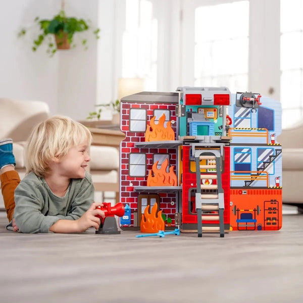 Adventure Bound™: 2-in-1 Transforming Fire Truck Play Set