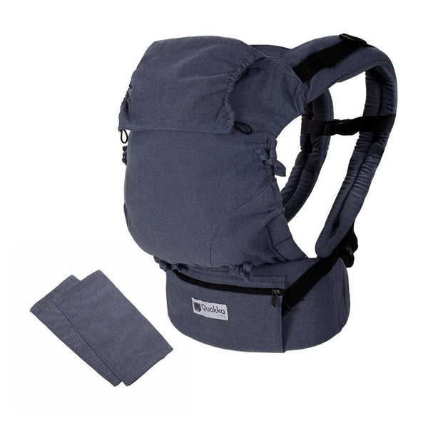 Quokkababy E-Carrier Baby Carrier Backpack - Denim Blue