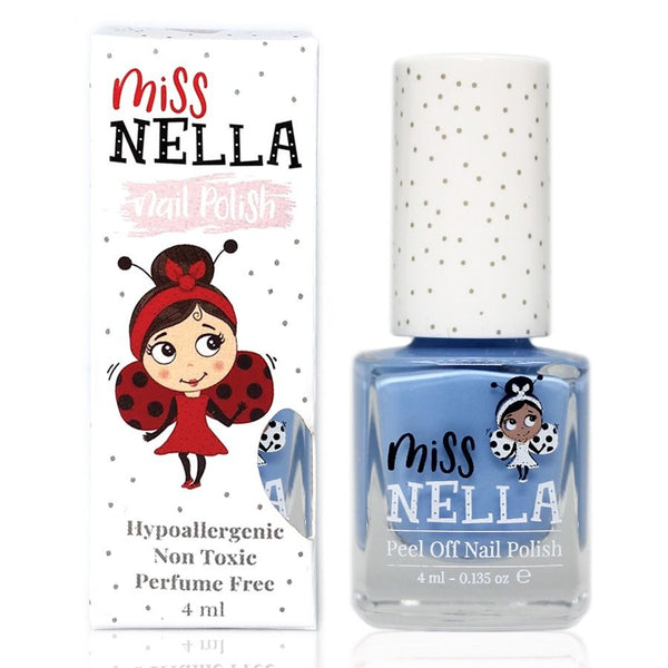 Miss Nella Peel Off Nail Polish, Blue Bell