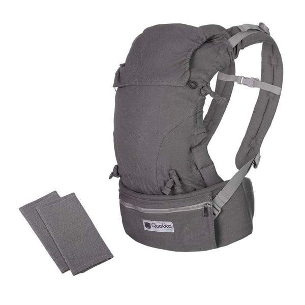 Quokkababy E-Carrier Baby Carrier Backpack - Light Grey