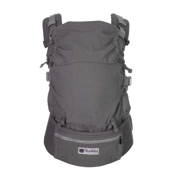 Quokkababy E-Carrier Baby Carrier Backpack - Light Grey