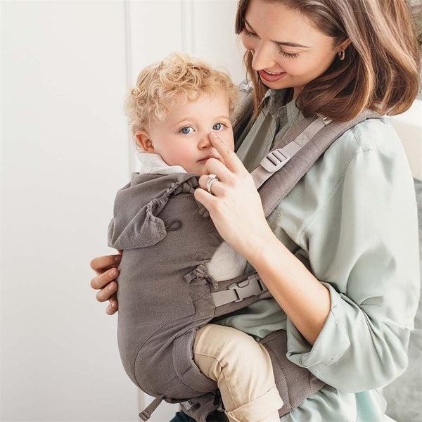 Quokkababy E-Carrier Baby Carrier Backpack - Light Grey