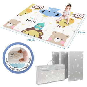 Kidwell Inda Folding Educational Play Mat, Animals (150 x 200 cm)