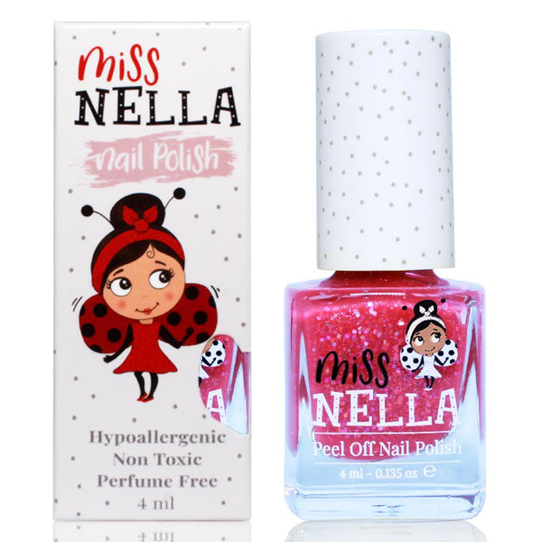 Miss Nella Peel Off Nail Polish, Sugar Hugs Glitter