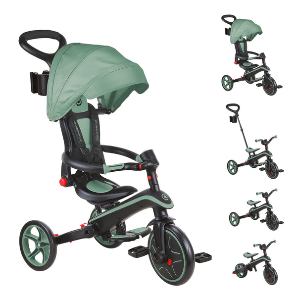 EXPLORER TRIKE FOLDABLE 4 IN 1 - OLIVE