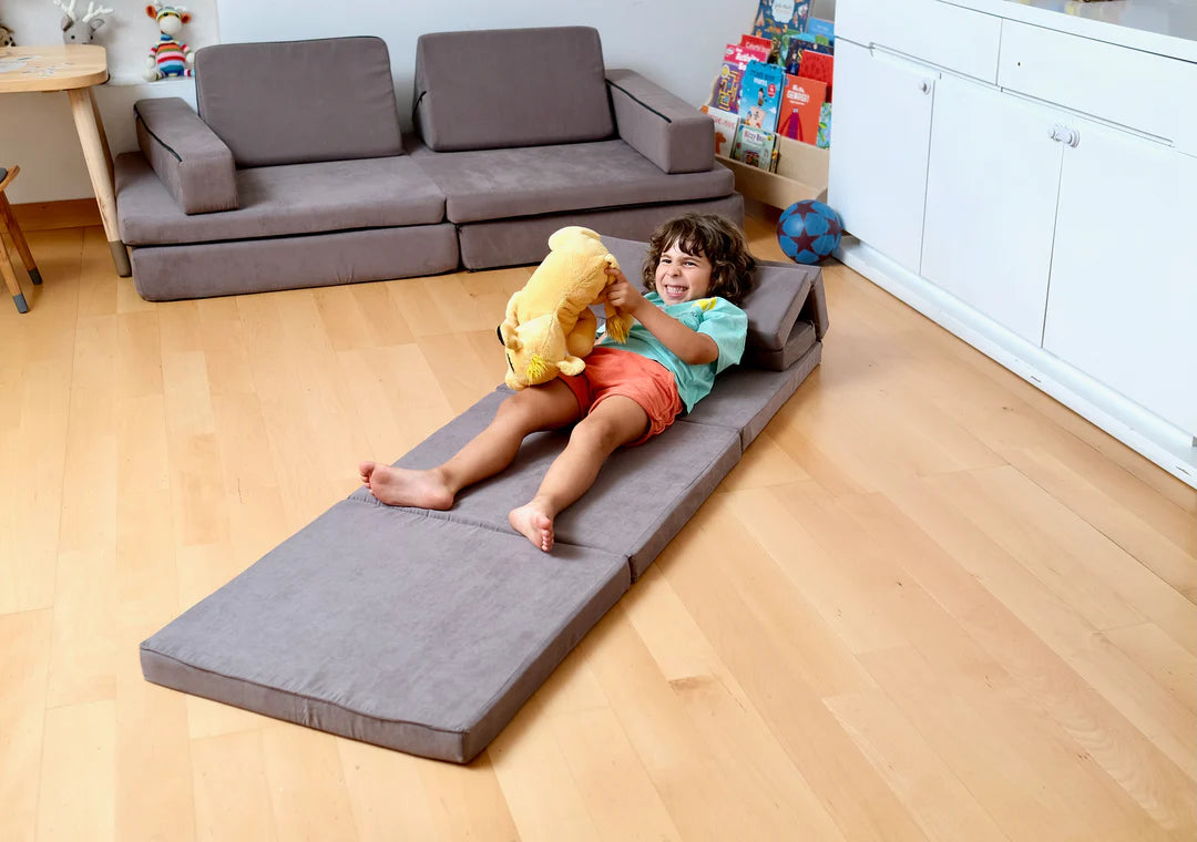 Transformable Kids Play Mat and Couch - Multipurpose Baby Play Mat and Kids Couch