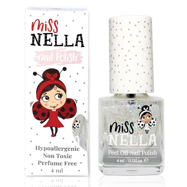 Miss Nella Peel Off Nail Polish, Confetti Clouds