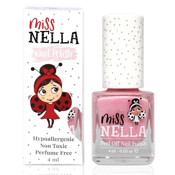 Miss Nella Peel Off Nail Polish, Cheeky Bunny Glitter