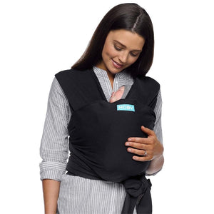 Moby Wrap Classic Stretchy Baby Carrier (Color: Black)