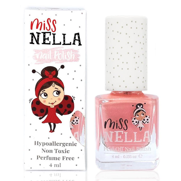 Miss Nella Peel Off Nail Polish, Peach Slushie