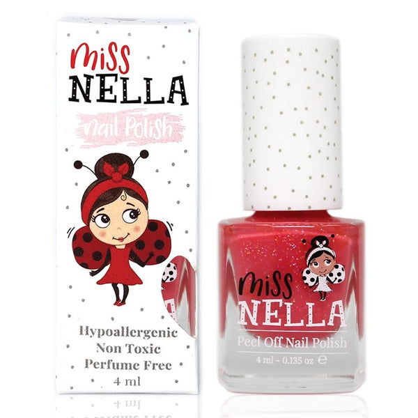 Miss Nella Peel Off Nail Polish, Marshmallow Overload Glitter