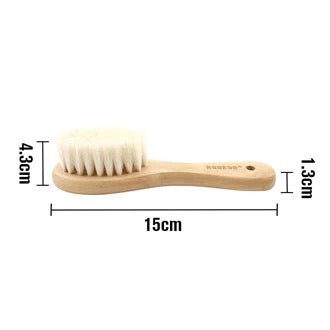 Haakaa Goat Wool Baby Hair Brush and Comb Set