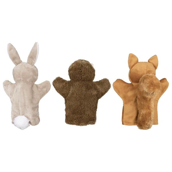 Goki Hand Puppets, Woodland Animals (Set of 3)