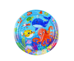 Jollybaby Inflatable Water Sensory Play Mat – Large Round, Underwater World