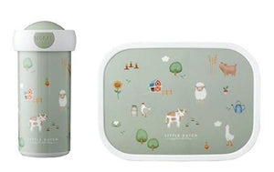 Lunch set Little Farm - School bottle and lunch box