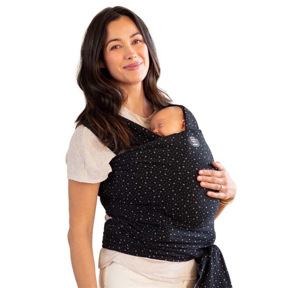 Moby Wrap Classic Stretchy Baby Carrier (Color: Fleck)