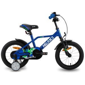 HILAND Boys' Bike  for Toddlers and Kids Ages 2-9 Years Old, 14 16 Inch Kids Bike with Training Wheels