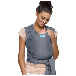 Moby Wrap Classic Stretchy Baby Carrier (Color: Flint)