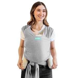 Moby Wrap Classic Stretchy Baby Carrier (Color: Gray)