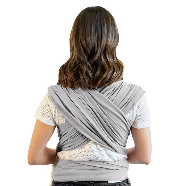 Moby Wrap Classic Stretchy Baby Carrier (Color: Gray)