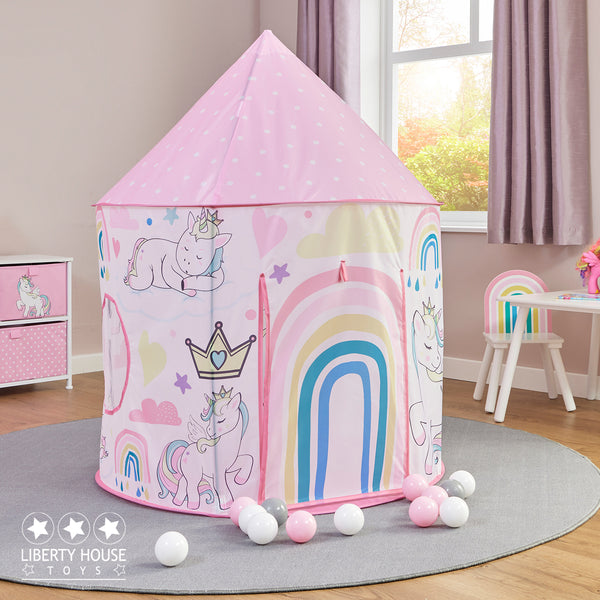 Liberty House Unicorn Kids Ball Pit with 200 Balls and tent