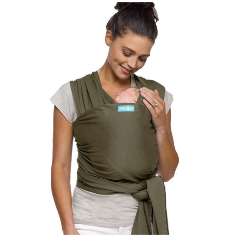 Moby Wrap Classic Stretchy Baby Carrier (Color: Hazel)