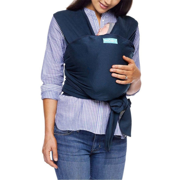 Moby Wrap Classic Stretchy Baby Carrier (Color: Midnight)