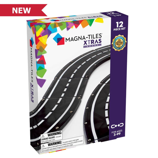 Magna-Tiles BUNDLE OFFER – Xtras Roads 12 Piece Set, Dashers 6 Piece Set & Downhill Duo 40 Piece Set