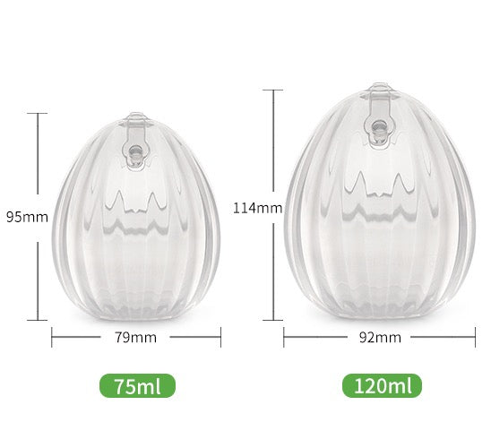 Haakaa Shell Wearable Silicone Breast Pump (2-Pack) (75/100ml)
