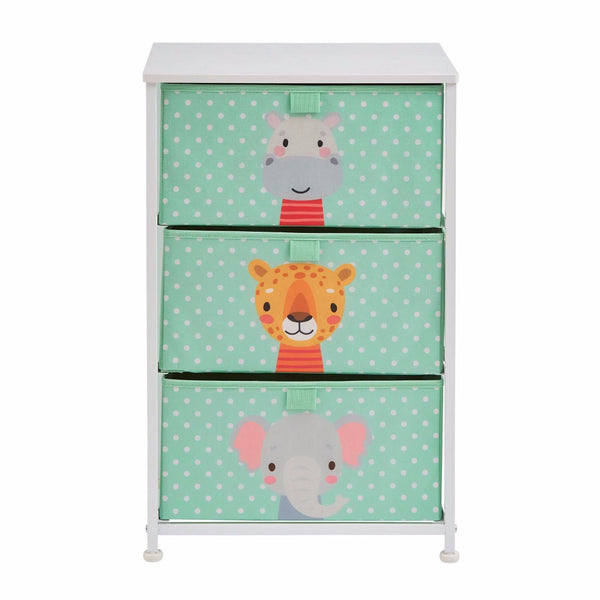 Liberty House Jungle 3 Drawer Kids’ Storage Chest