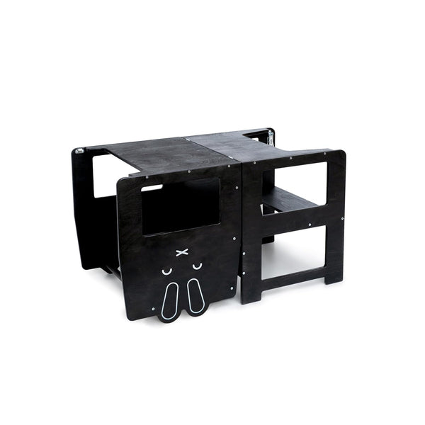 Convertible kitchen tower RABBIT BLACK SPECIAL PRICE PRE ORDER