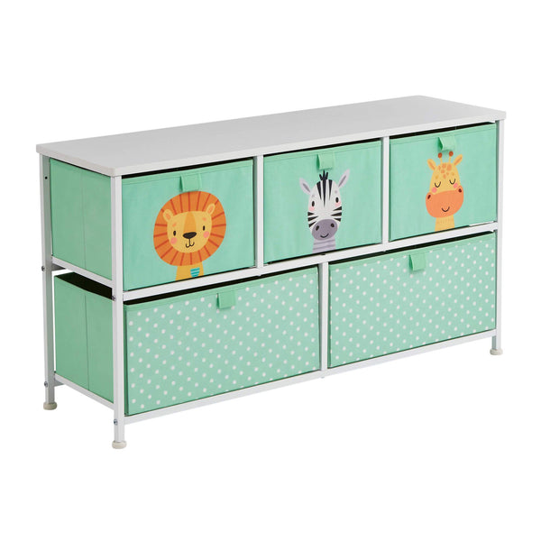 Liberty House Jungle 5 Drawer Kids’ Storage Chest