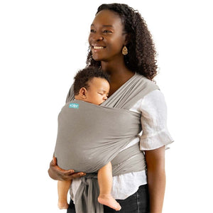 Moby Wrap Classic Stretchy Baby Carrier (Color: Stone Grey)