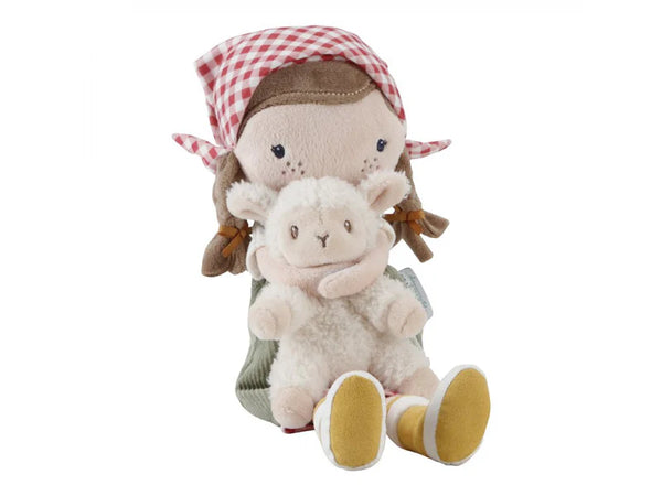 Cuddle doll Rosa Farmer with sheep 35cm