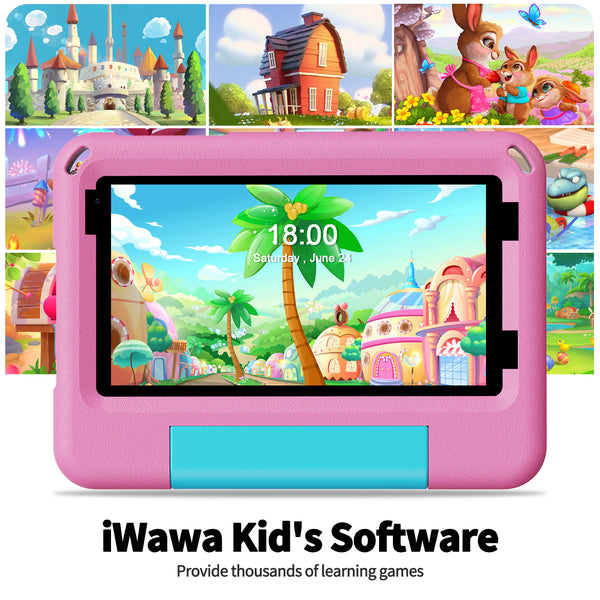 Children's Educational Tablet Android 14, 7 inch screen 64GB