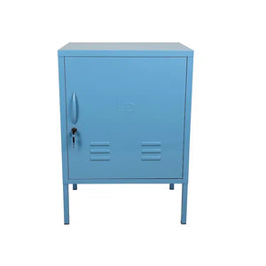 Larisa & Pumpkin Retro Locker Single Door Cabinet, Blue