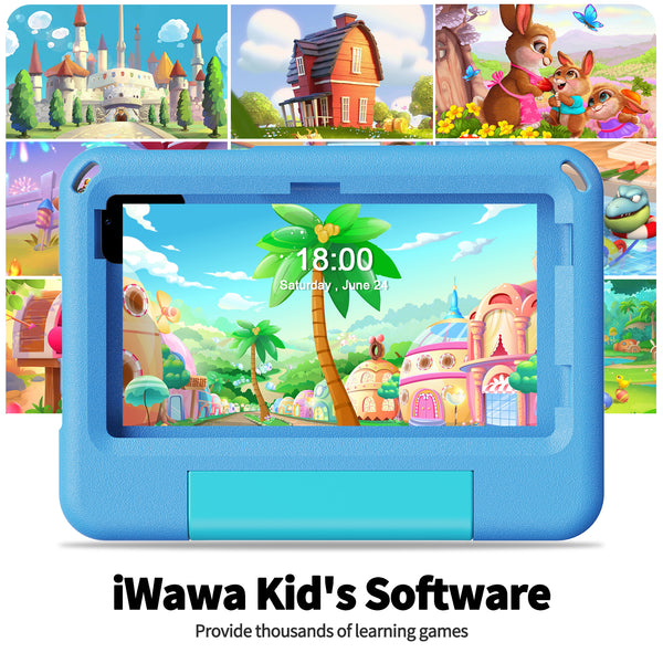 Children's Educational Tablet Android 14, 7 inch screen 64GB