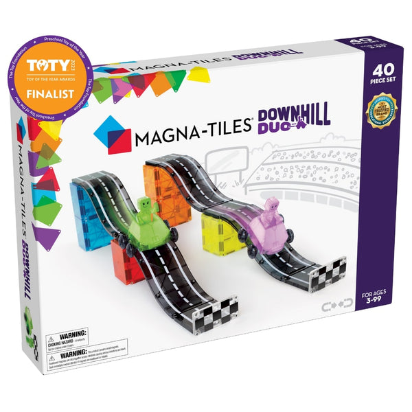 Magna-Tiles BUNDLE OFFER – Xtras Roads 12 Piece Set, Dashers 6 Piece Set & Downhill Duo 40 Piece Set