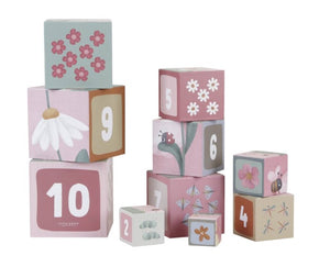 Flowers & Butterflies Building Blocks