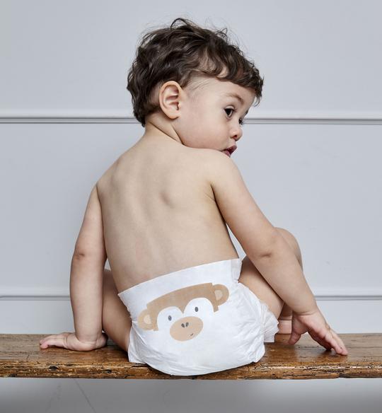 Kit & Kin eco nappies, Size 5 Koala & Monkey – 11kg+ Mini Pack (10 pack)