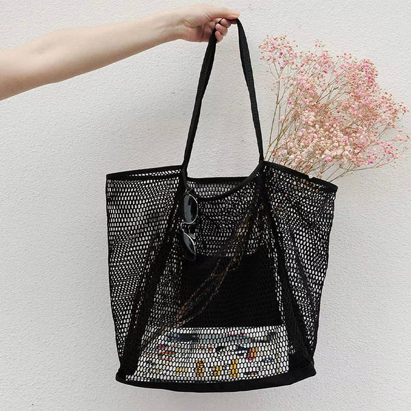 PIRA Reusable, Washable, Foldable Multipurpose Mesh Tote Bag