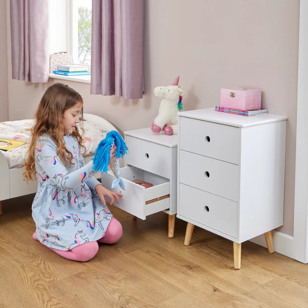 Liberty House Kids Bedroom Playroom Storage Cabinets – 2 Drawer