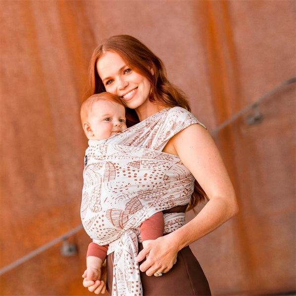 Moby Wrap Evolution Baby Carrier - Very soft and easy to wear - Hopscotch