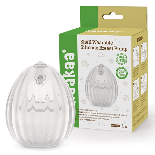 Haakaa Shell Wearable Silicone Breast Pump (75/100ml)