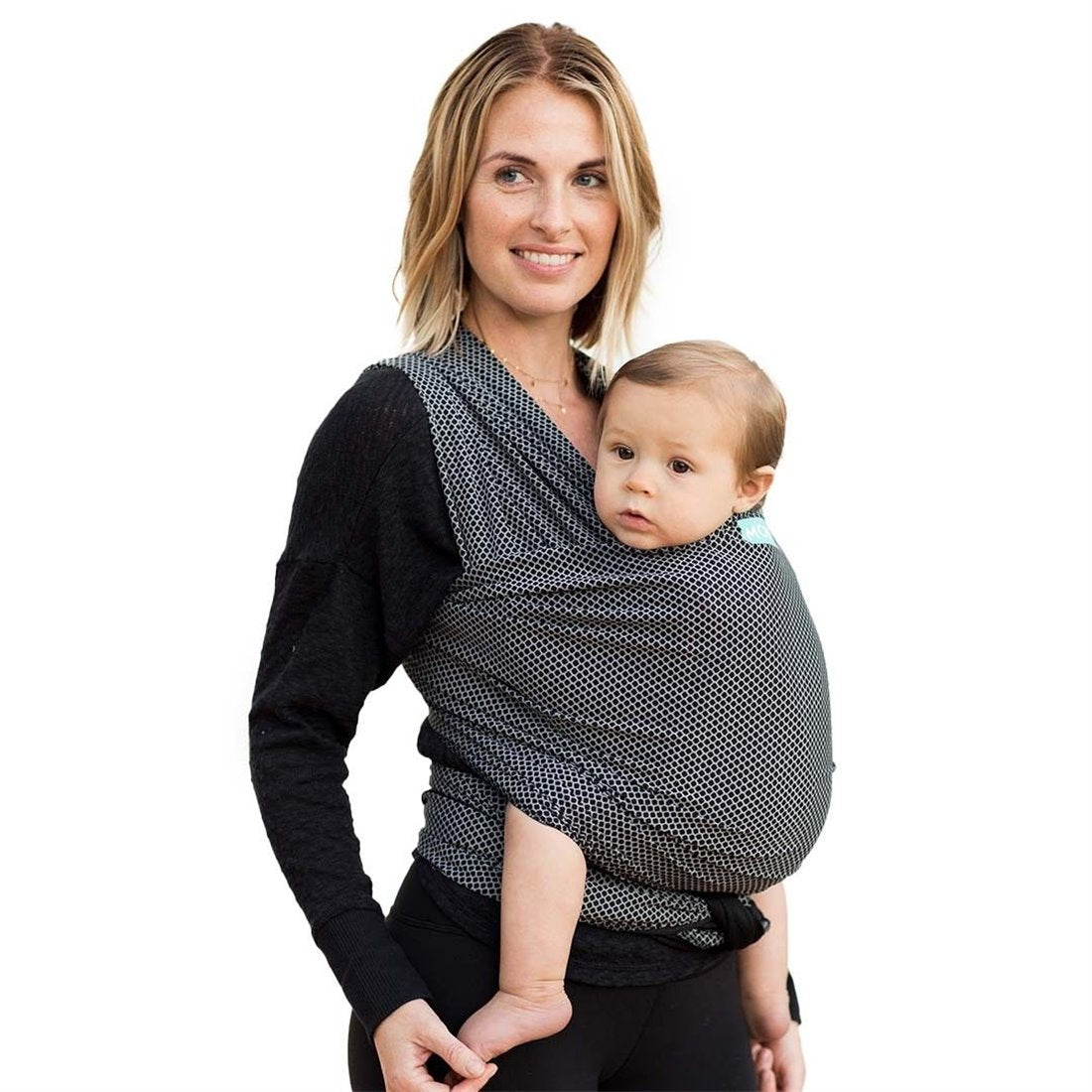 Moby Wrap Flex Black Baby Carrier