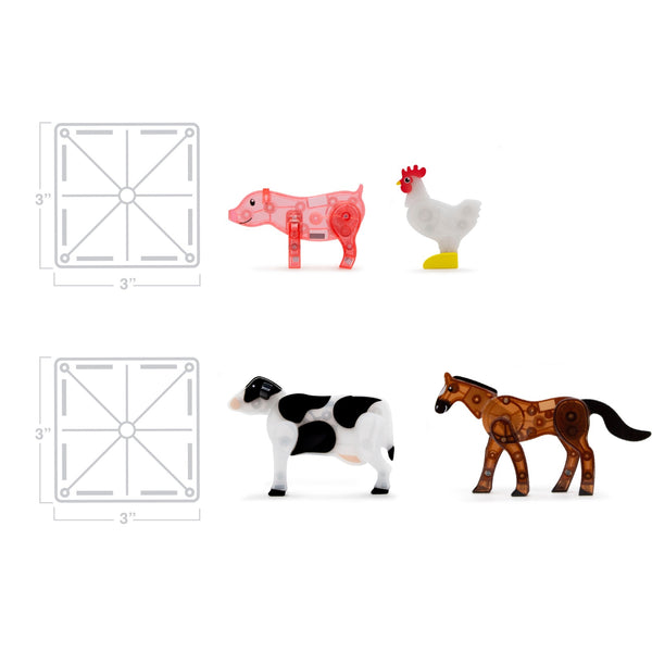 Magna-Tiles Farm Animals 25-Piece Set