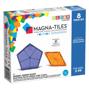 Magna-Tiles Polygons 8-Piece Expansion Set