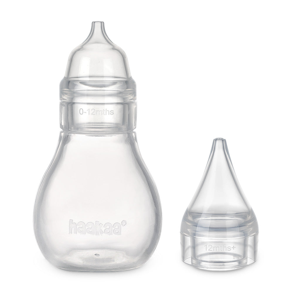 Haakaa Easy-Squeezy Silicone Nasal Bulb Syringe (2 Tips)